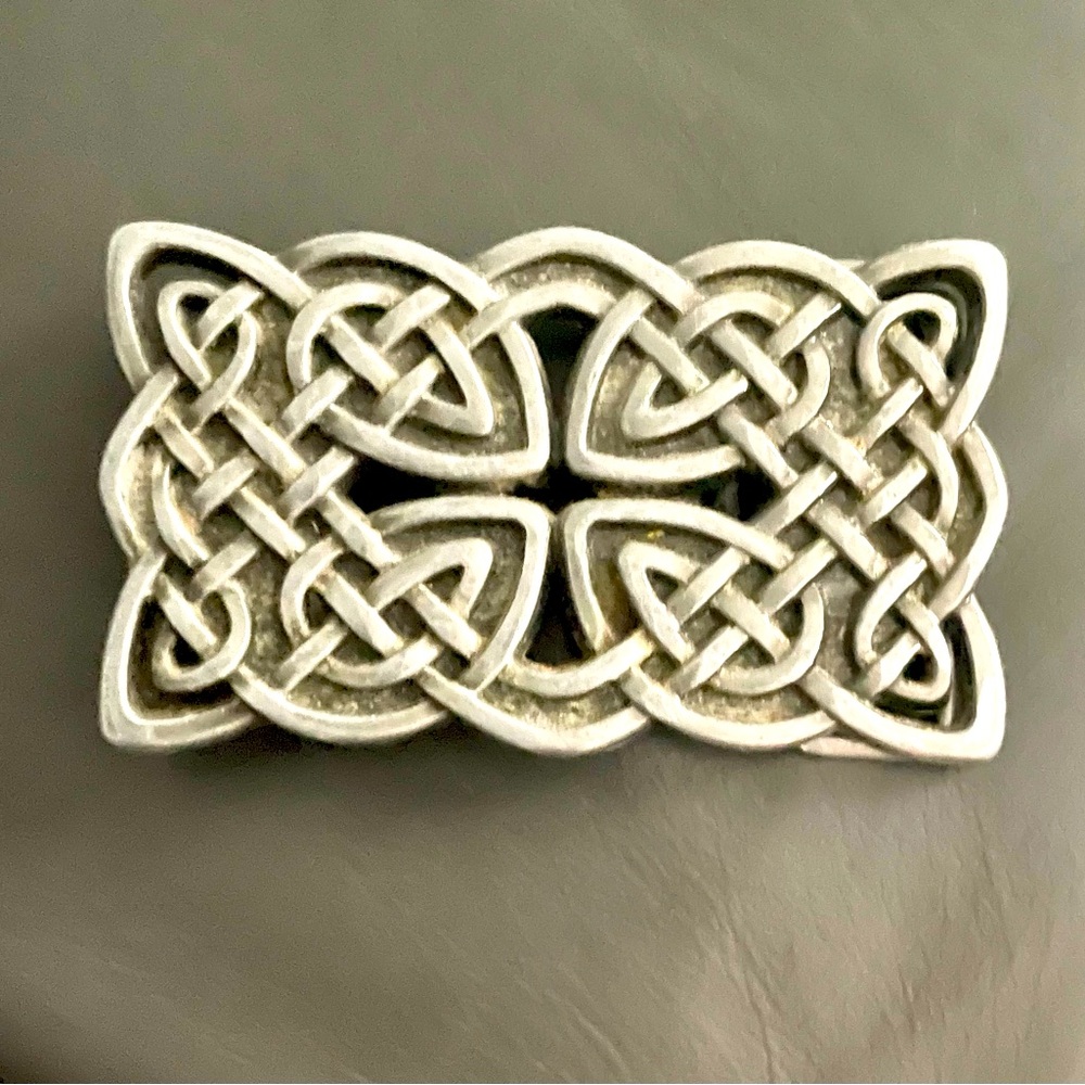 Irish Silver Belt Buckle